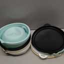 4 Pack Multicolor Silicone Bowl Liners w/Lids for Kitchenaid Tilt-Head 5 QT Stand Mixers, Practical, Durable, Food-Grade Mixer Attachments for Baking & Cooking, Not for Bowl-Lift Models