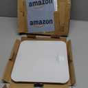 Ovutek Bathroom Scale for Body Weight, Highly Accurate Digital Weighing Machine for People, Upgraded Batteries Included, Compact Size, LED Display, Physician Scale with Sturdy Tempered Glass, 400lb (White)