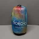 Camping Blanket,Lightweight Puffy Printed Camping Blanket Packable Outdoor Blanket for Camping,Traveling, Stadium, Hiking, Picnics (52x75", Colorful Blue)