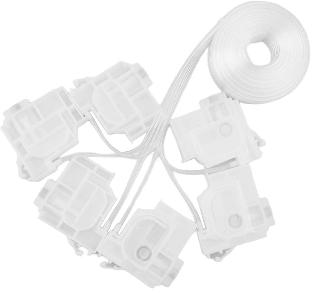 1 Set Printer Ink Damper with Ink Tube Hose Tubiing Replacement for E-pson L800 L1300 L1455 L801 L1800 L810 L850 L101 L201 Printer