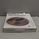 EMS Foot Massager for Neuropathy, Newly Red Light Therapy Foot Stimulator for Neuropathy Feet Nerve Electric NMES Feet Massager for Circulation and Pain Relief with 4 TENS Unit Muscle Stimulator Pads (Wood)