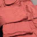 CozyLux King Size Comforter Set Dark Red - 7 Pieces Bed in a Bag King, Luxury Soft Bed Set for All Seasons, Bedding Set with Down Alternative Comforter, Sheets, Pillowcases & Shams 102x90 King