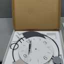 Dankeit Decorative Wall Clocks with Pendulum,Silent Quality Quartz Battery Operated,Large Wall Clock for Living Room,Kitchen,Home,Bathroom,Bedroom Wall Decor,16x26.5inch(Black)