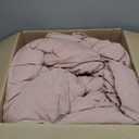 Bedsure Queen Comforter Set - Dusty Rose Soft Bedding for All Seasons, Cationic Dyed Bed Set, 3 Pieces, 1 Queen Size Comforter (90"x90") and 2 Pillow Shams (20"x26"+2")