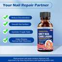 Multi-Purpose Nail Repair, Nail Solution with Tea Tree Oil for Discolored and Damaged NailsPlant Drops for Nails CareDiscolored and Damaged Nails 