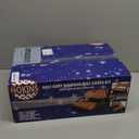 NOKINS 4PCS Golf Cart Diamond Seat Covers Kit,Front and Rear Seat Covers Fits for EZGO/Club Car/Yamaha Original Regular Seat Cushion, No Stapler (Blue and Black) For YAMAHA Drive/Drive2 Front and Rear