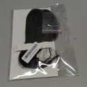 Benehair Clip on Bangs for Women Human Hair, Fake Bangs Clip Human hair, Middle Part Bangs Clip in Hair Extensions Hair Pieces with Temples for Daily Wear (Natural Black)