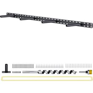 1 Pack Large Shelf Brackets Long Floating Shelf Bracket Invisible Floating Shelf Hardware Heavy Duty Floating Mantel Brackets(43"X6"X1.5" with Tools)