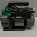 Orion Motor Tech Vacuum Pump, 4.5 cfm 1/3 hp HVAC Single Stage Vacuum Pump for R12 R22 R134a R410a R502, Auto AC Vacuum Pump Kit for Automotive Air Conditioner Resin Degassing & More, Oil Included (Gray)