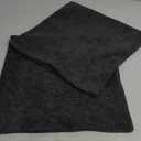 Set of 2 Chenille Linen Decorative Throw Pillow Covers 20x20 Inch Textured Farmhouse Pillow Covers for Bed Couch Sofa Living Room Rustic Cushion Cases, Dark Grey (20" x 20" (Pack of 2))