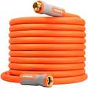 YAMATIC Garden Hose 5/8 in x 75 ft, Ergonomic Swivel Fittings, Burst 600 PSI,Heavy Duty, Flexible and Lightweight Water Hose