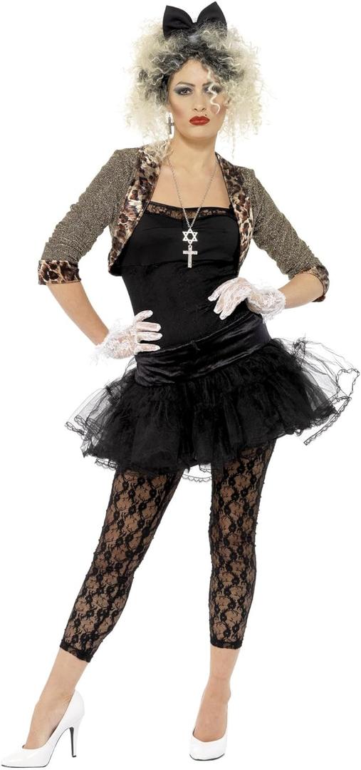 Smiffys 80s Wild Child Costume (L - US Size 12-14)