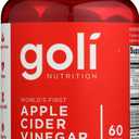 Goli Apple Cider Vinegar Gummy Vitamins - 60 Count - Vitamin B12, Gelatin-Free, Gluten-Free, Vegan & Non-GMO