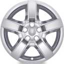 4-Pack 17 inch Hubcaps Compatible with Chevrolet Chevy Malibu 2008-2012, FIT 17" Steel Wheel ONLY, Trim: LS, (Silver Color Wheel Cover)