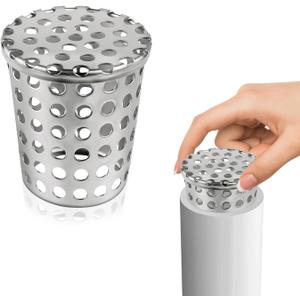 Boltigen PVC Termination Mesh Screen Vent Covers, Stainless Steel Gutter Guard Filter, Conical Exhaust Pipe Cover Strainer, Multihole Cap for 1.64in-1.98in ID Roof Vent and Furnace