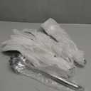 304 Stainless Steel Kitchen Utensil Set - 9 PCS Serving Utensils, Cooking Utensil, Solid Spoon, Slotted Spoon, Fork, Spatula, Ladle, Skimmer Spoon, Slotted Spatula Tunner, Spaghetti Spoon, Large Spoon (Sliver)