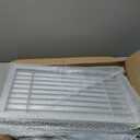 lesolar Door Air Vent Grille 20 x 12 Inch Door Louver Vent Two Sided Ventilation Cover Aluminum Door Air Vent for Exterior Interior Doors Overflow Ventilation Grill Wall Vent for Bathroom Side Wall