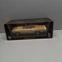 1970 Dodge Coronet R/T 1/18 Scale Die-Cast Metal Model Car with Opening Doors & Display Case - Premium Classic Vintage Collectible Car Gift for Men and Adults (Gold)