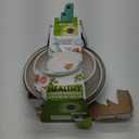 GreenPan Rio Healthy Ceramic Nonstick 7" 9.5" and 11" Frying Pan Skillet Set, PFAS-Free, Dishwasher Safe, Turquoise