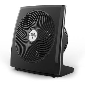 Vornado 673T Whole Room Air Circulator Fan, 3 Speed Settings, 90 Degree Pivoting Head, Deep Pitched Blades, Vortex Action Technology, Black Electric Fan for Bedroom, Office, Home