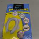 Foldable & Portable Potty Seat Cover, SKYROKU Travel-friendly Potty Seat for Boys & Girls, Non-Slip with Splash Guard & 2 Suction Cups, Carry Bag Included (Gray)