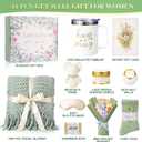 Self Care Gifts for Women, Spa Care Package, Mother's Day and Easter Gifts Surgery Inspirational Thinking of You Sympathy Gift, for Mom Sister Wife, Get Well Soon & Birthday Present (Sage Green)