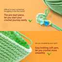 CrochetBox Crochet Kit for Beginners Adults - Halloween Spider and Pumpkin Hanging Starter Crochet Kits with Step-by-Step Video Tutorials and Yarns, Hooks, DIY Craft Gift for Adults and Teen