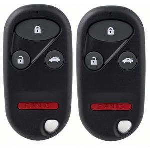 Key Fob Replacement Compatible with for Honda CRV CR-V 2002 2003 2004 Keyless Entry Remote Car Key OUCG8D-344H-A2pcs