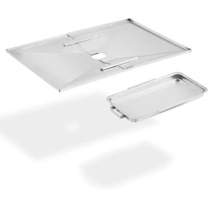 Charbrofire GD4215S Drip Pan Grill Replacement Parts for Master Forge Grease Tray HW01366A-05-10-00 Adjustable Drip Tray with Catch Pan Assembly 1 Pack