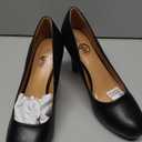 Trary High Heels, Black Heels White Heels Brown Heels Nude Heels Platform Heels, 3.2IN High Heel Closed Round Toe Pumps Dress Office Wedding Shoes for Women (9)