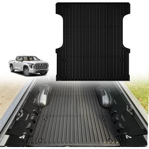 TripleAliners Truck Mat Compatible with 2022-2026 Toyota Tundra CrewMax 5.5FT Accessories, Truck Bed Mat Heavy Duty Custom Fit All Weather Protection TPE Pickup Liner