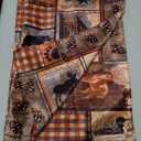 Set of 2 Rectangle 12x20 inch Retro Brown Throw Pillowcovers Rustic Lodge Bear Moose Decorative Throw Pillowcase for Home Sofa Soft Velvet Cushion Cases (30x50 cm) House Cabin Deer