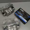 YHTAUTO Front Disc Brake Caliper with Bracket Replacement for Chevrolet Pontiac Saturn Models, Equinox 2005-2006, Vue 2005-2007, Torrent 2006, Front Driver Passenger Car Calipers Assembly Set of 2