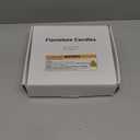 Homemory Flameless LED Candle with Embedded Star String Lights, Fake Candles with Remote Control & Timer, Battery Operated Candles, Amber, Set of 5 (5pcs, D2.2"x H5"5"6"7"8")