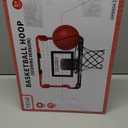 TEMI Indoor Basketball Hoop for Kids, Door Room Basketball Hoop,Mini Basketball Hoop with 4 Balls, Basketball Toys for 3 4 5 6 7 8 9 10 11 12 Year Old Boys