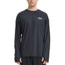 Riverruns UPF 50+ Long Sleeve Fishing Shirt for Men, Light Weight Breathable Sun Protection Fishing Shirt (Black Sailfish, XL) (XL)