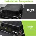 22PCS Full Set Exterior Decoration Trim Kit Fit for 2018-2026 Jeep Wrangler JL JLU 2/4 Doors, Door Hood Engine Hinge Covers Door Handle Side Vent Tailgate Window Hinge Cover (Green)