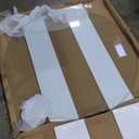 18" Tempered Glass Table Top Round Transparent Table Surface 1/4'' Thick Pencil Polished Edge Multipurpose for Dining, Coffee, Restaurant and End Table (18.11 inch)