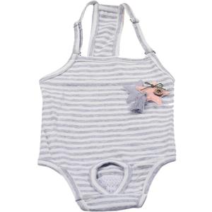VILLCASE Female Dog Diapers Reusable Washable Puppy Sanitary Panties with Adjustable Suspenders Breathable Absorbent Pet Physiological Pants for Heat Cycle 14.56X7.08 Inch Size M