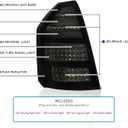 SPEC-D TUNING LED Tail Lights For 2005-2007 Chrysler 300C