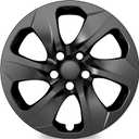4-Pack Hubcaps Compatible with Toyota RAV4 2019 2020 2021 2022 2023 2024, 17 inch 17" Steel Wheel, Wheel Covers Skins, Snap On Tire Cover Replacement (Black)