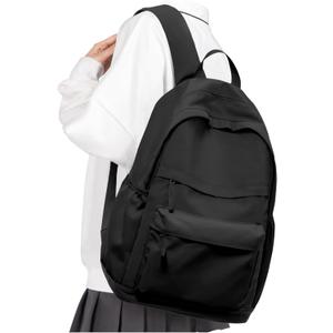 VGCUB Black School Backpacks Travel Book Bag Waterproof Work Light Aesthetic College Backpack for School Girls Boys Teens Mochilas Escolares Para Nias Casual Daypack for Women Men