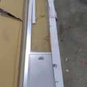 Ideal Pet Products Aluminum Pet Patio Door, Adjustable Height 77-5/8" to 80-3/8", 7" x 11-1/4" Flap Size, Mill/Silver