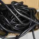16/3 100 Ft Outdoor Extension Cord Waterproof, Weatherproof & Flame Retardant Black 3 Prong Power Cord Outside for Lawn & Garden, 16AWG 10A 1250W 125V SJTW ETL Listed