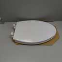 Bemis 1500EC 390 Lift-Off Wood Elongated Toilet Seat, Cotton White (Pack of 1)