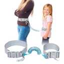 JXM Upgraded Child Waist Harness with Lock for Hands-Free Safety Walking, Adjustable Waist Tether for Big Kids with Autism Special Needs ADHD, Child Elopement Leash for Outdoor Travel