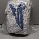 Anibedding Botanical Quilt Set Full, 3 Pieces Reversible Elegant Blue Leaves Pattern Bedspread Coverlet Soft Microfiber Bed Cover for All Season(90"×78")