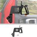 JWWY for Jeep JL Front Door Cup Holder Drink Holder on Passenger Right Side Beverage Rack for 2018-2025+ Jeep Wrangler JL JLU & Gladiator JT 4xe Interior Accessories Alloy (Co-pilot (right))