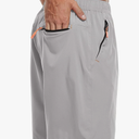 SPOSULEI Men's Athletic Hiking Shorts Water Resistant Quick-Dry Lightweight Outdoor Sweat Shorts with Zipper Pockets (Small)
