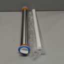 Rolling Pin nonstick and Silicone Baking Pastry Mat combo kit, Adjustable Rolling Pin With Thickness Rings for Baking Fondant, Pizza, Pie, Pastry, Pasta, Dough, Cookies (red)